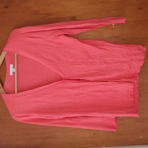 Coral cardigan from NY&CO